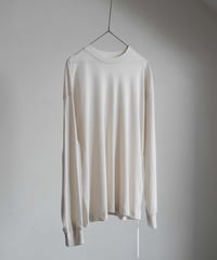 ATON "Fresca Nubuck Long Sleeve T-Shirt"
