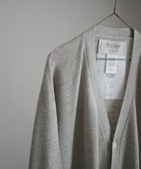 Olde H & Daughter "Linen Silk Plain Stitch V Neck C/D"