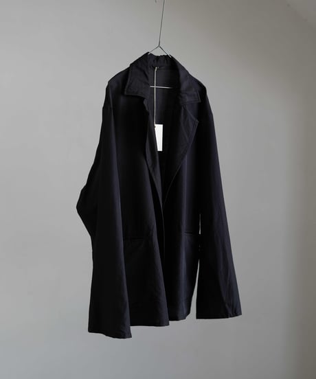 ULTERIOR "Washed Wool Silk Twill Sh-Jkt"