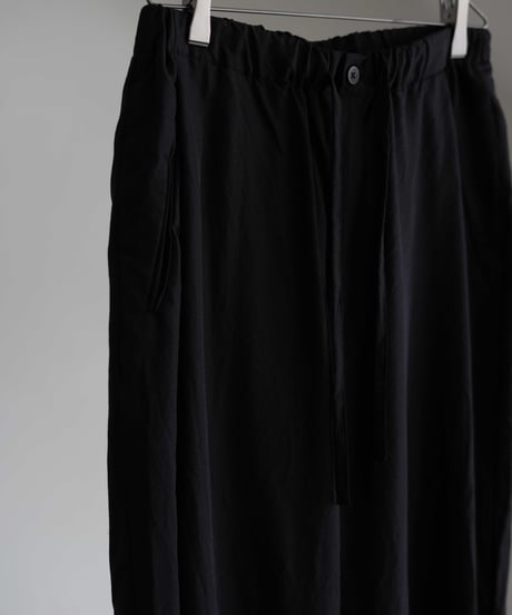 ULTERIOR "Washed Wool Silk Twill Drawstring Pants"