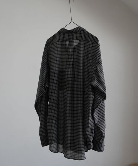 ULTERIOR "Super Light Wool Check Shirt"