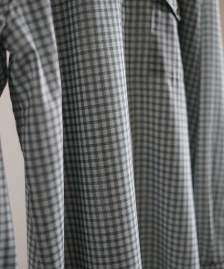 ULTERIOR "Super Light Wool Check Skipper Shirt"