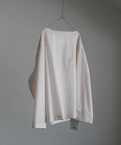 nonnotte "Draping Big Basque Shirt(With Pocket)"