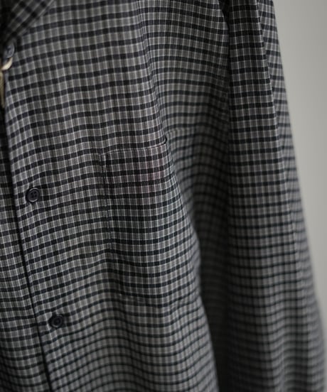 ULTERIOR "Super Light Wool Check Shirt"