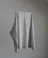 nonnotte "Draping Big Basque Shirt(With Pocket)"