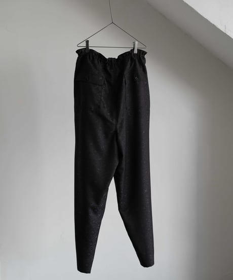 nonnotte "2-Tuck Draw Cord Wide Trousers"