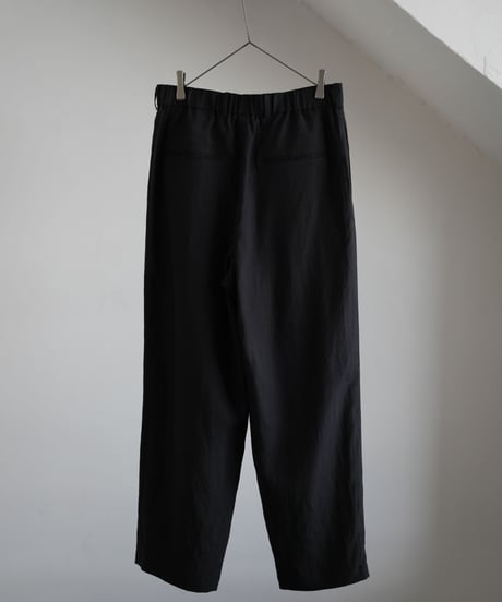 ATON "Silk Linen Mixing Loose Fit Pants"
