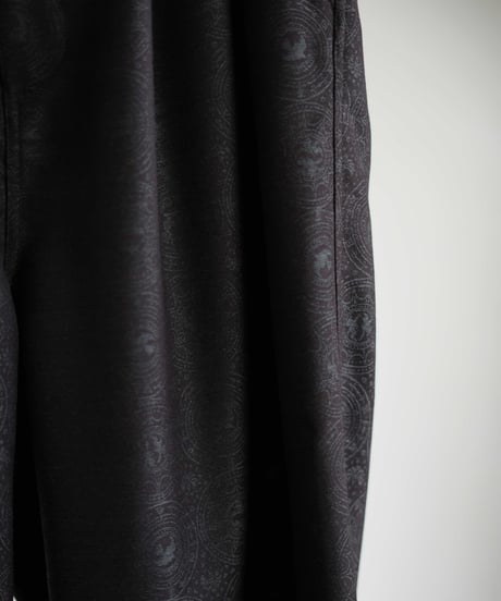 nonnotte "2-Tuck Draw Cord Wide Trousers"