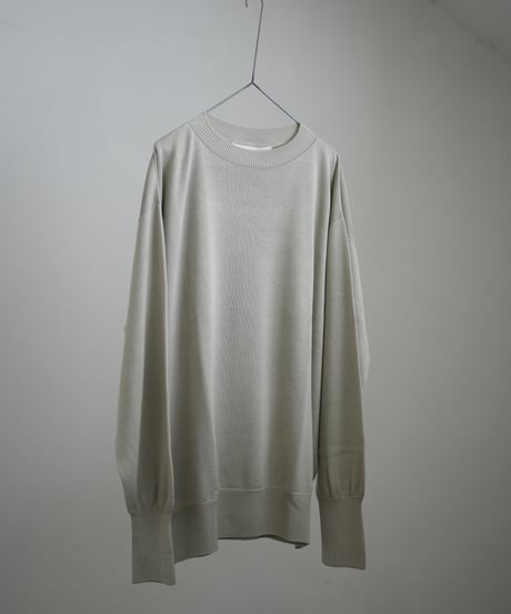 Olde H & Daughter "Silk Plain Stitch Crew L/S"