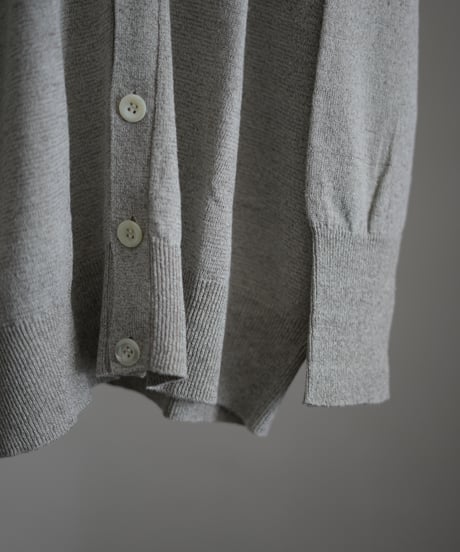 Olde H & Daughter "Linen Silk Plain Stitch V Neck C/D"