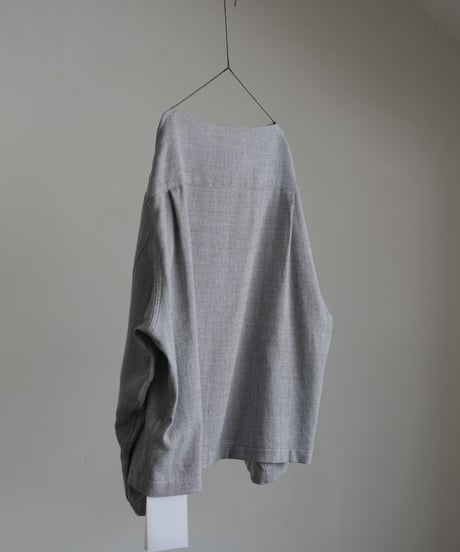 nonnotte "Draping Big Basque Shirt"