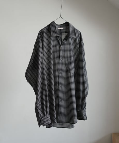 ULTERIOR "Super Light Wool Check Shirt"