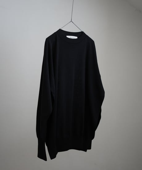 Olde H & Daughter "Silk Plain Stitch Crew L/S"