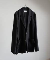 ATON "Silk Linen Mixing Tailored Jacket"