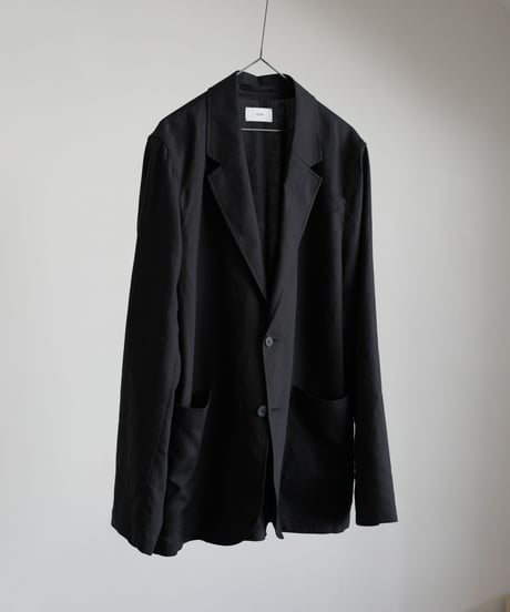 ATON "Silk Linen Mixing Tailored Jacket"