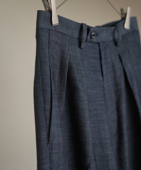 m's braque "Cropped 2-In-Tucked Wide Dress Pants"