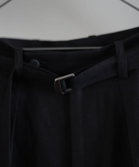 m's braque "Belted Tucked Baggy Pants"
