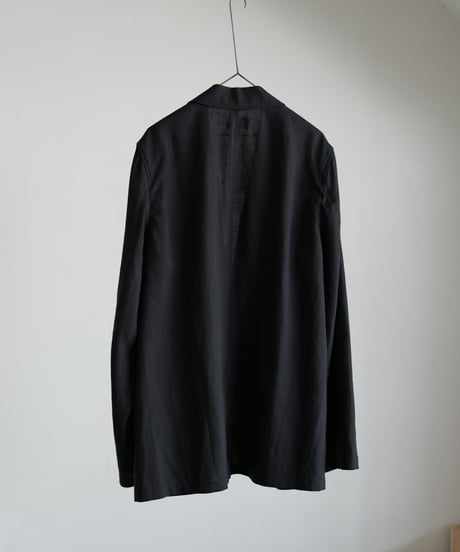 ATON "Silk Linen Mixing Tailored Jacket"