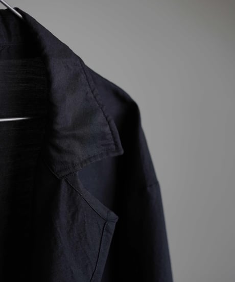 ULTERIOR "Washed Wool Silk Twill Sh-Jkt"