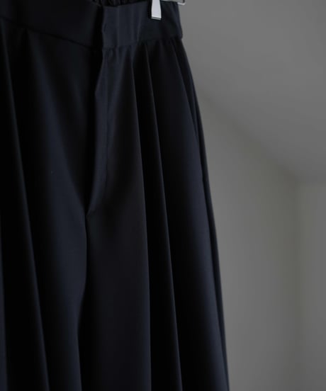 ATON "Wool Tropical Wide Easy Pants"
