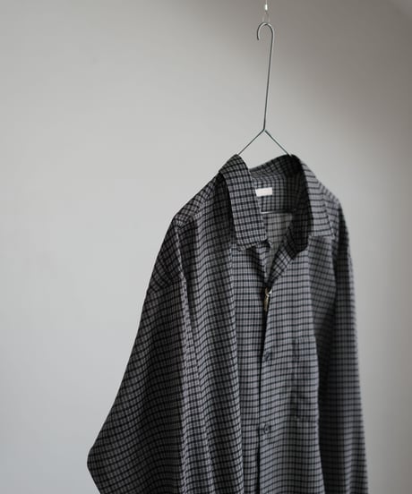 ULTERIOR "Super Light Wool Check Shirt"