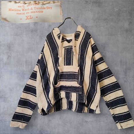神サイズ XL メキシカンパーカー メキシコ製 ボックスシェイプ バハ BAJA 楽天市場】BAJA JOE by EARTH RAGZ Mexican Baja Hoodie バハシャツ