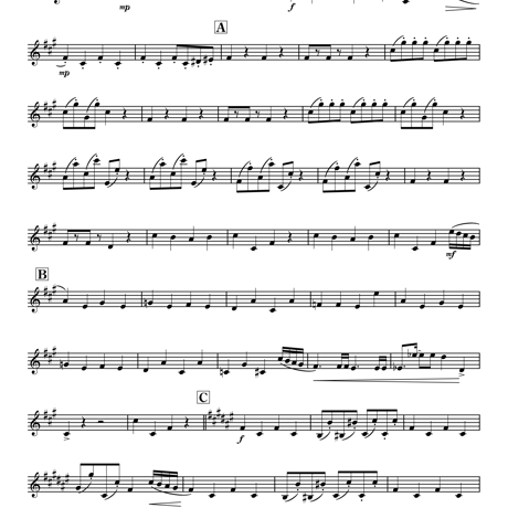 [Sax.4]Turkish March/W.A.Mozart | Arr. Yuki Okuno