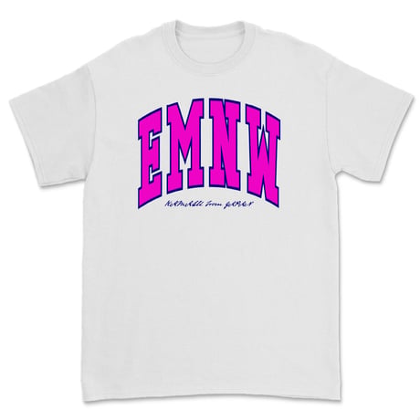EMNW/えむにゅー ミリオンロック限定 ripdwコラボTシャツ 白/XL EMNW OFFICIAL STORE