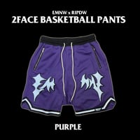 【EMNW×RIPDW】 2FACE BASKETBALL PANTS [Purple]
