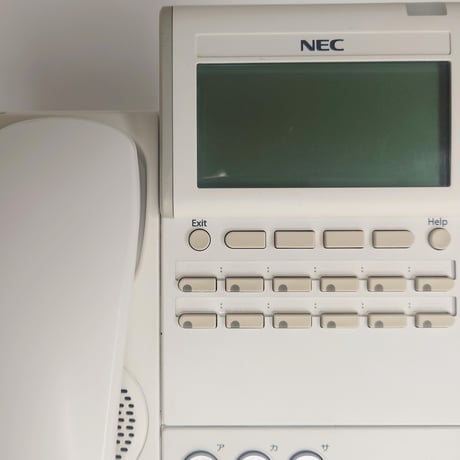 【中古】DTL-12D-1D(WH)TEL 12ボタンデジタル多機能電話機　NEC　AspireX AspireUX