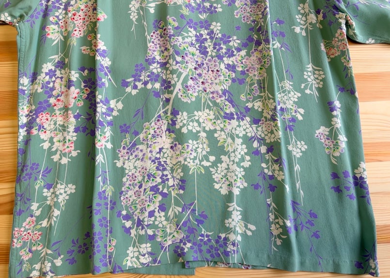サンサーフ Sun Surf CHERRY BLOSSOMS 桜アロハシャツ Sサイズ 男女兼