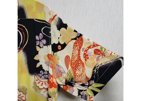 サンサーフKING SMITH KIMONO DESIGN アロハシャツ着物柄　Sサイズ　男女兼用