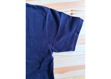 フラットヘッド　プリントTシャツ　綿　38 黒　男女兼用