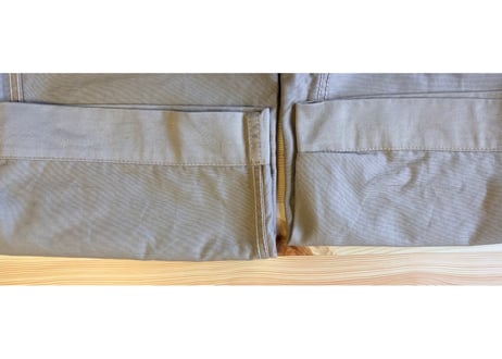 リアルマッコイズ KHAKI TROUSERS 綿 31✖️34 カーキ　男女兼用