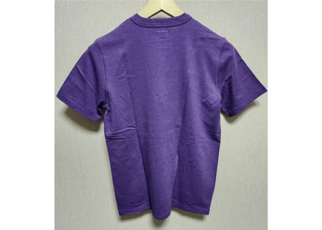 リアルマッコイズ　JOEデザインプリントTシャツ　綿　38　紫　男女兼用