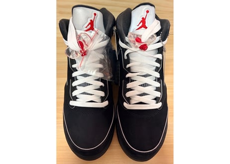 ナイキ　AIR JORDAN5OG ブラックメタリックリイマジンド　メンズスニーカー26.5㎝