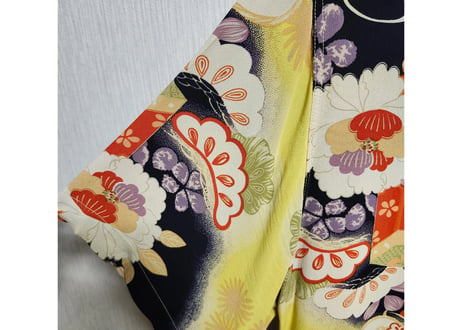 サンサーフKING SMITH KIMONO DESIGNアロハシャツ着物柄　Sサイズ　男女兼用