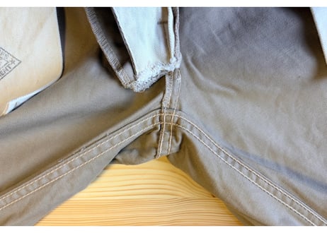 リアルマッコイズ KHAKI TROUSERS 綿 31✖️34 カーキ　男女兼用