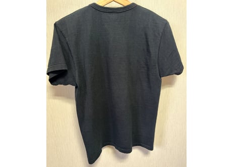 フラットヘッド LAサーフプリントTシャツ黒 38 Mサイズ　黒　男女兼用