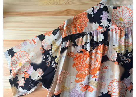 サンサーフ King Smith KIMONO DESIGN 着物柄　アロハシャツSサイズ　男女兼用
