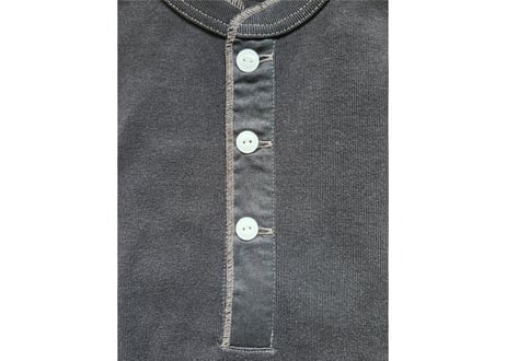 リアルマッコイズ  JOE McCOY ヘンリーアンダーTシャツ38-40 黒　男女兼用