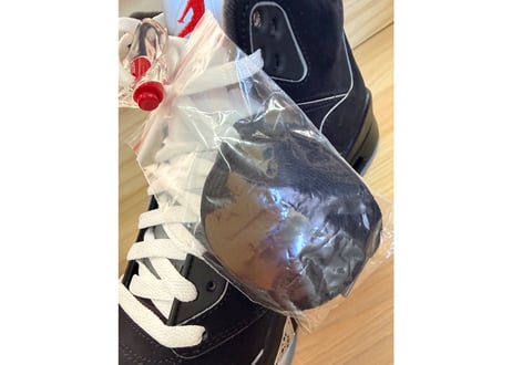 ナイキ　AIR JORDAN5OG ブラックメタリックリイマジンド　メンズスニーカー26.5㎝