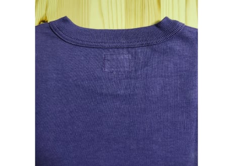 リアルマッコイズ　JOEデザインプリントTシャツ　綿　38　紫　男女兼用