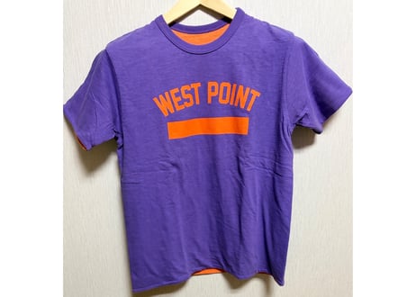 リアルマッコイズ　ジョーマッコイリバーシブルTシャツ 38-40 紫/オレンジ　男女兼用
