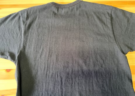 フラットヘッド LAサーフプリントTシャツ黒 38 Mサイズ　黒　男女兼用
