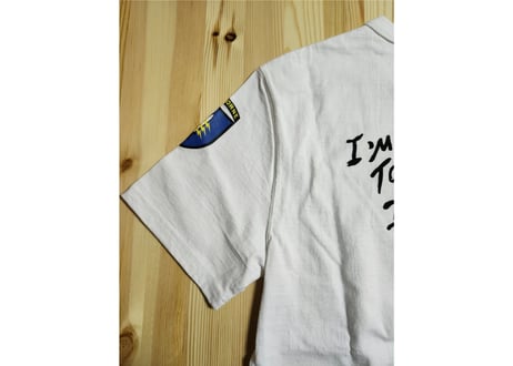 リアルマッコイズ " AIR BORN "Tシャツ　綿　38　白　男女兼用