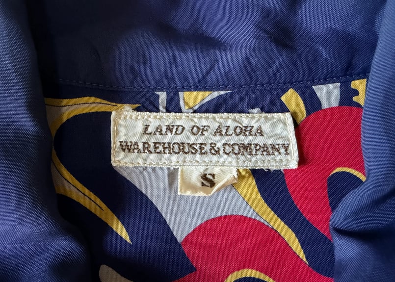 ウエアハウス WAREHOUSE LAND OF ALOHA アロハシャツ Sサイズ 男女兼用