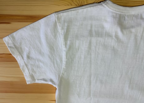 フラットヘッド　LAサーフデザインTシャツ　白　38Mサイズ　男女兼用