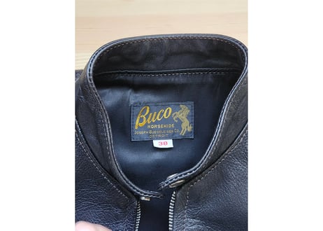 リアルマッコイズ　BUCO J−100シングルライダース　ホースハイド　 38　黒　男女兼用
