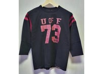 フラットヘッド グーギーズロングTシャツ7分丈 綿　L 　黒　男女兼用